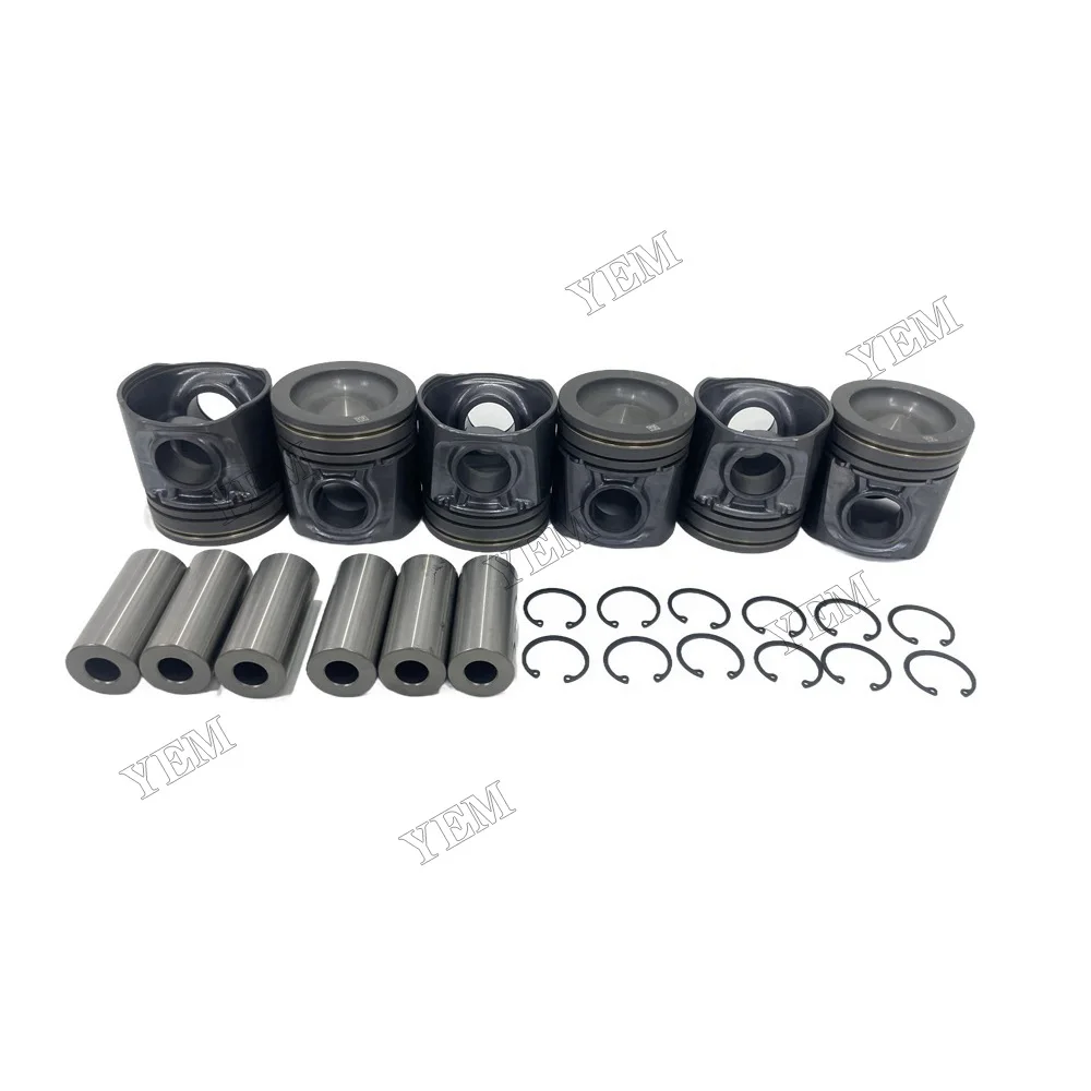 For Caterpillar C6.6 Piston Kit Genuine Engine Parts 3