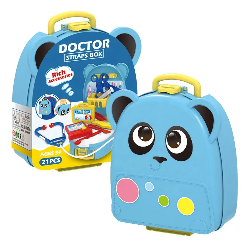 
 Экологичная детская развивающая игрушка, портативный рюкзак, медицинский набор, ролевые игрушки для детей  