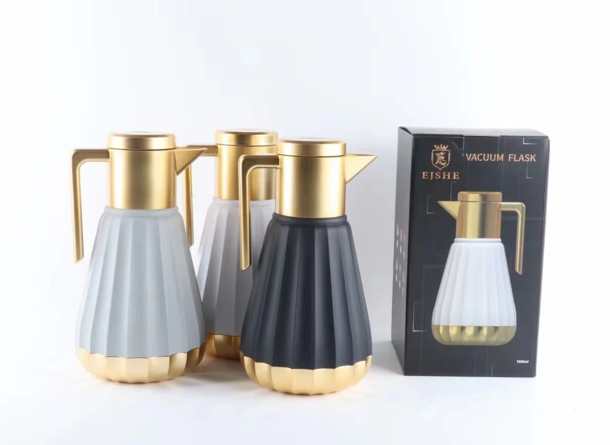 Fast Shipping Royal Arabic Coffee 1l Vacuum Flasks Middle East Countries Style Arabic 1000ml