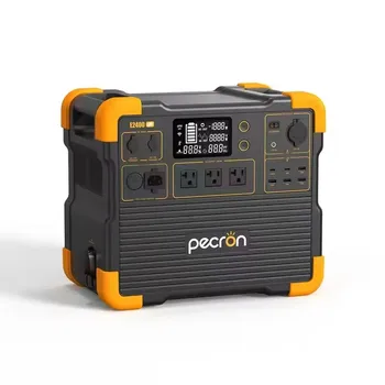 Pecron New Arrival E2400LFP LiFePO4 Battery Station Portable Solar Generator Huge 2400W Camping Portable Power Station
