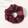 04-Scrunchie effetto seta - Rosso vino