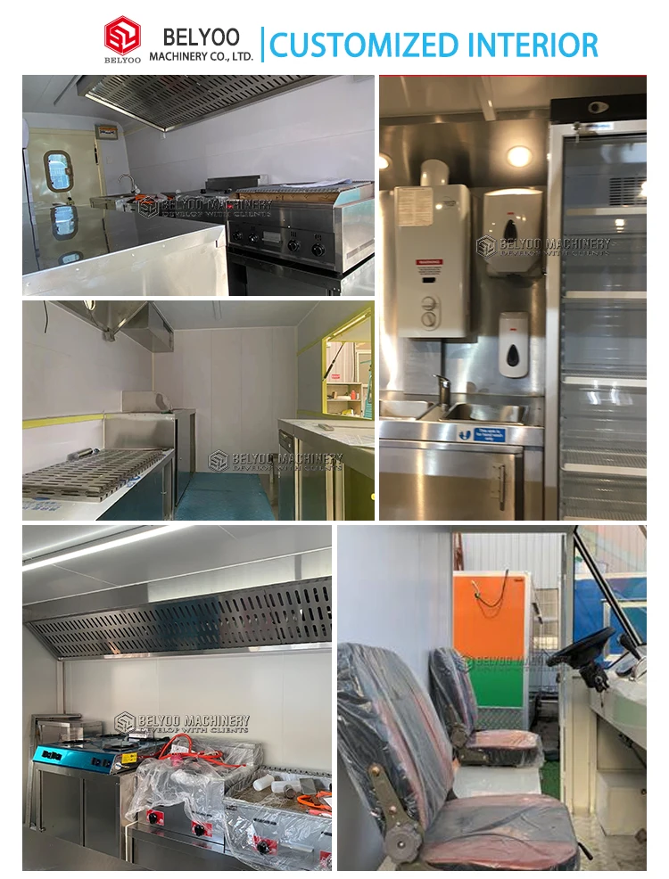 Factory Fast Food Truck For Sale Clothes Shop Van Outdoor Traveling Car