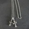 Collana con croce in argento -6