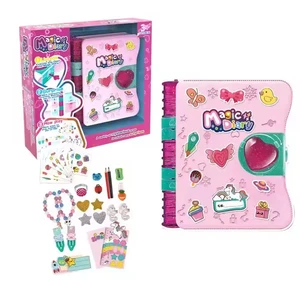 EPT Wholesale Lockable Jewelry Making Accessories Handmade Sticker Multi Beauty Decoration Secret Diary Magic Book for Girl