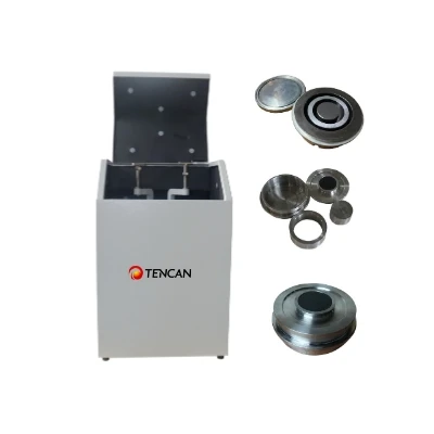 China Tencan Atomatic Mini Vibrating Tungsten Carbide  Disc Mill for Grinding Materials to Get Superfine Sample Lab  Machine