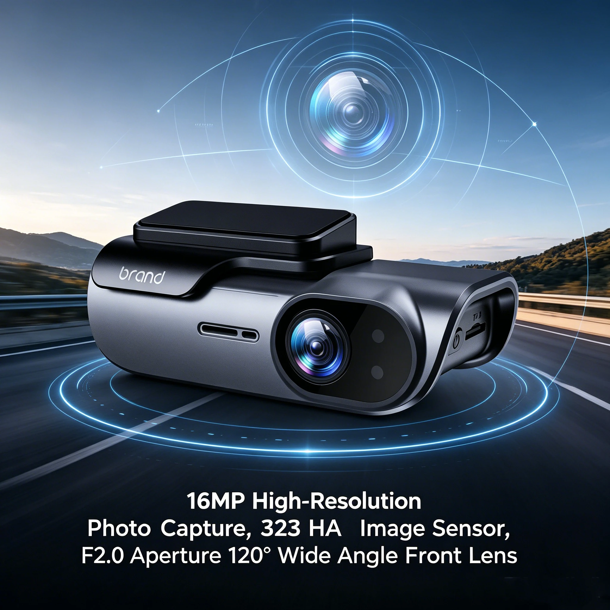 VS1136 Hot Sale Front/Rear Dual Lens Car DVR Dash Cam 4K UHD 1080P Auto Lock Emergency Video Easy Install Built-in WiFi/GPS
