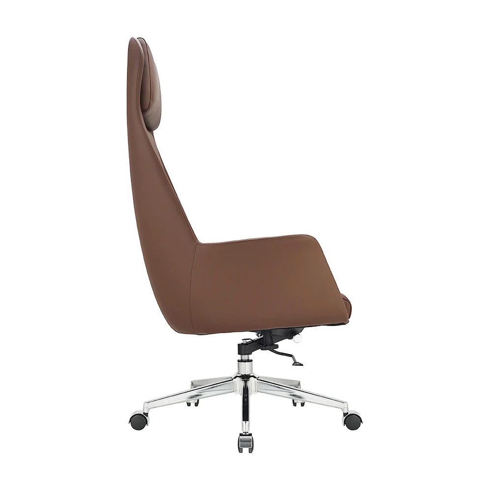 product executive design cadeira de escritorio pu ergonomic wood leather office chairs boss manager office desk and chair set-98