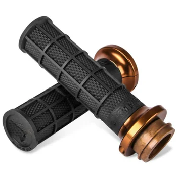 Customized Best Price Dual Cable Grips for Harley Black/Bronze