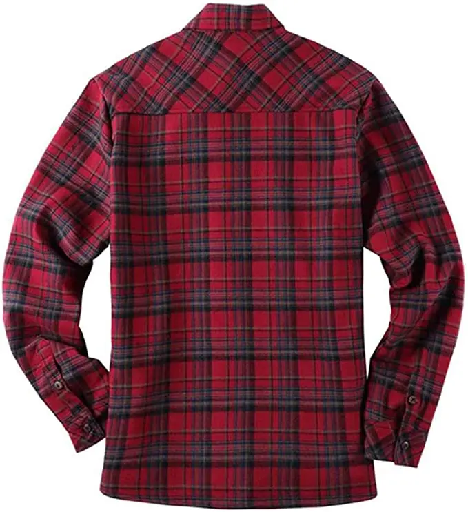 Cromoncent Giacca A Quadri In Flanella Pesa Per Ragazzo Con Cappuccio - Maniche Lunghe, Chiusura Con Bottoni, Tette, Nero/Bianco, 3XL