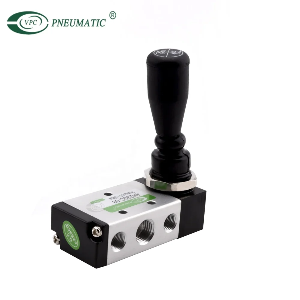 5 Position 2 Way Manual Valve Hand Push Pull Control Manual Pneumatic Air Valve