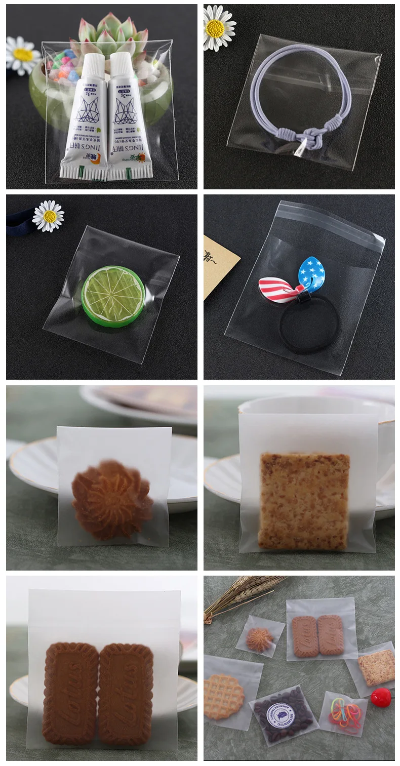 Clear Polybag Packaging,Opp Bopp Cellophane Self Adhesive Bag,Strong