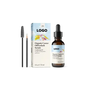 Wholesale High Quality Organic Castor Oil for Hair Eyelash Growth Serum