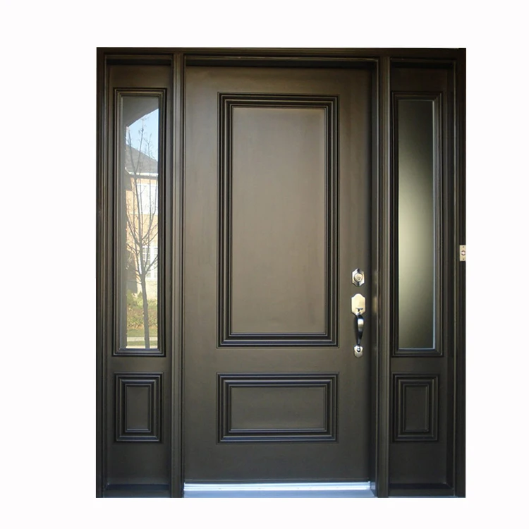 dark wood front doors