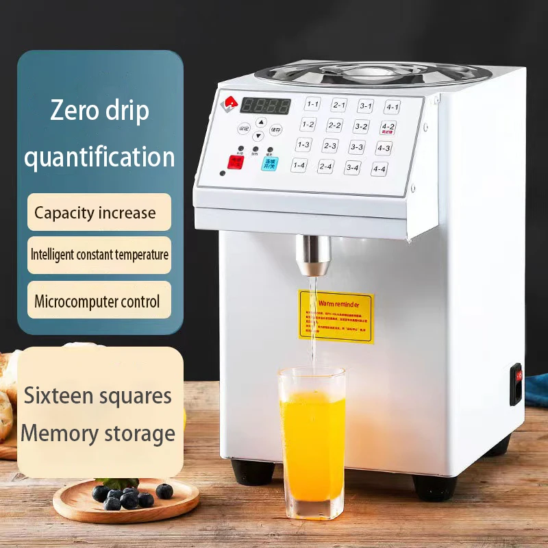 Automatic Sugar Fructose Syrup Dispensing Machine for Bubble Milk Tea Drink Shop Coffee Syrup Dispenser