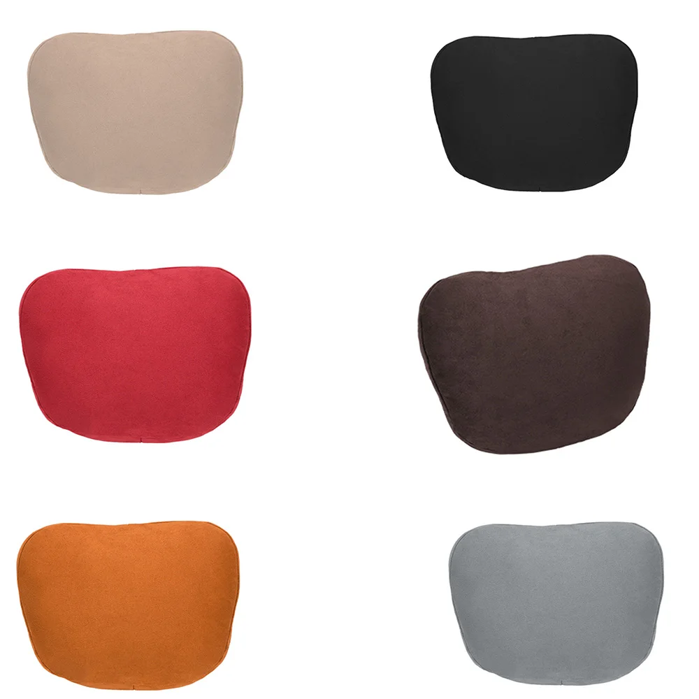 Подушка-подушка для подголовника автомобиля цвета бордового красного впитывает влагу дышит воздухом поглощает удары и защищает подголовник шеи.