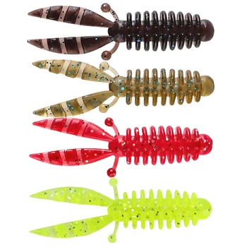 Palmer 55mm 1.9g PVC Soft Shrimp & Prawn Lure Bionic Crawfish Worm Bass Bait Without Hooks – Soft Lure – view 2