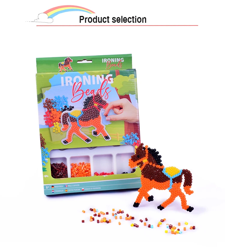 Wholesale 5mm Diy Hama Beads Perler Beads Eva Environmental Funny Plastic Hama Perler Beads