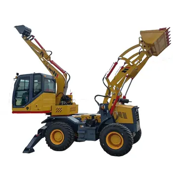 Chinese Loader New Backhoe Loader 4x4 Compact Tractor With Loader And ...