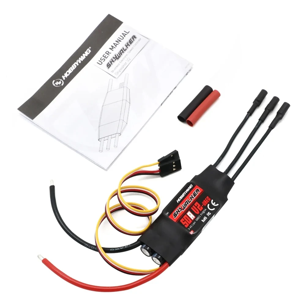 Hobbywing Skywalker 15A 20A 30A 40A 50A 60A 80A 100A V2 ESC 2-6S Brushless  Controller UBEC For RC Quadcopter Airplanes| Alibaba.com