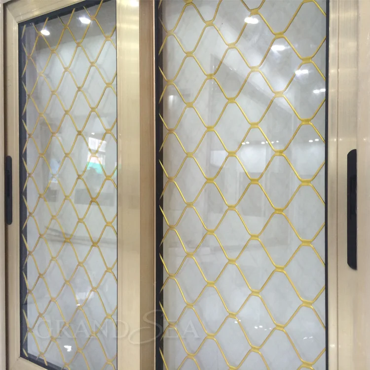 Powder Coated Window Grill Design Prefabricated windows and Doors for Home