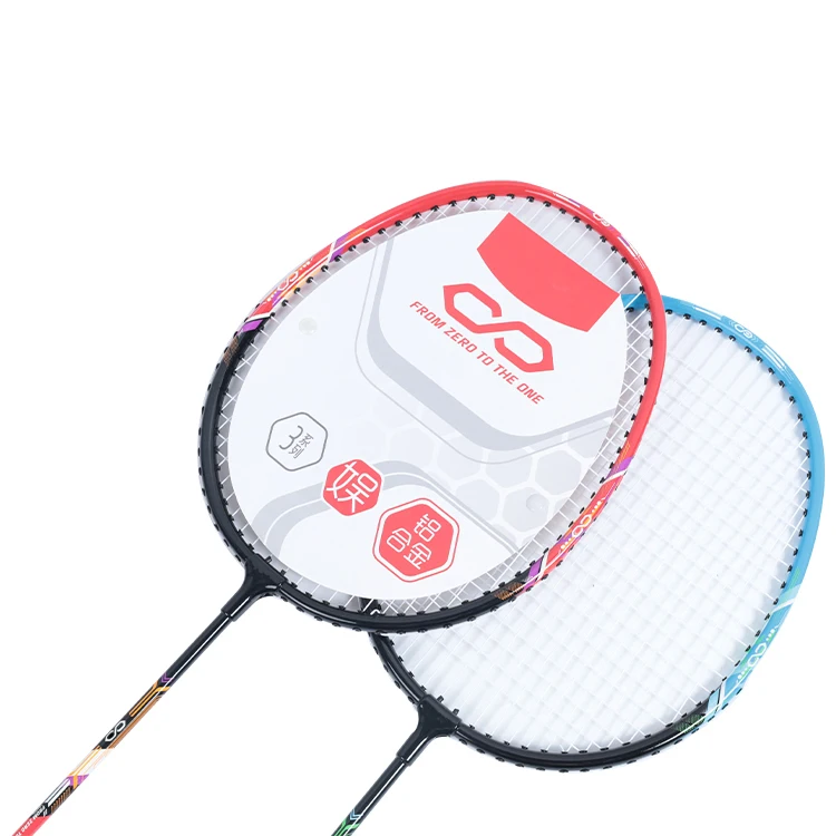 Горячая Распродажа Высокое качество нейлон и стекловолокно бадминтон пользовательский дизайн Алюминиевый сплав ракетка для