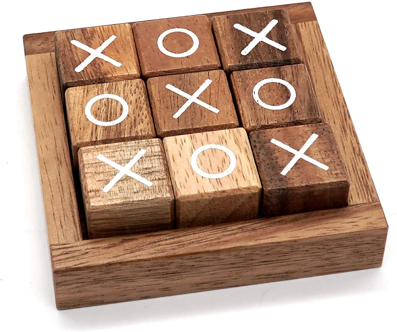Buy Wood Tic Tac Toe - Coffee Table Puzzle (5x5) Living Room Game