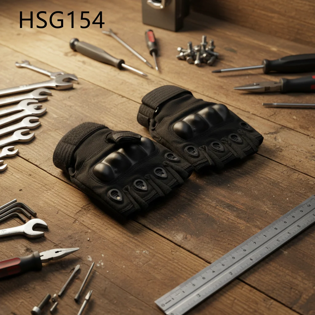 HY,outdoor Survival Adjustable Wrist Anti-Knife Tactical Gear Gloves Combat Training Reinforced Thumb Fighting Gloves HSG154
