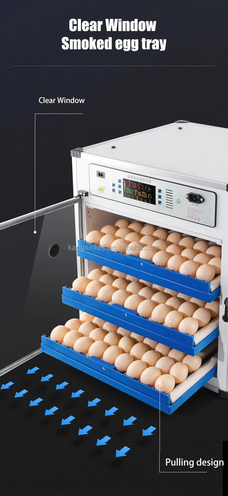 Brooder Miniature Fully Automatic Turning Chicken Brooder Hatcher Mini Egg Incubator