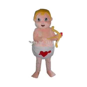 MOQ 1 PCS Cupid Mascot Costume Doll Cosplay Costume for Adult Christmas Halloween Birthday Party