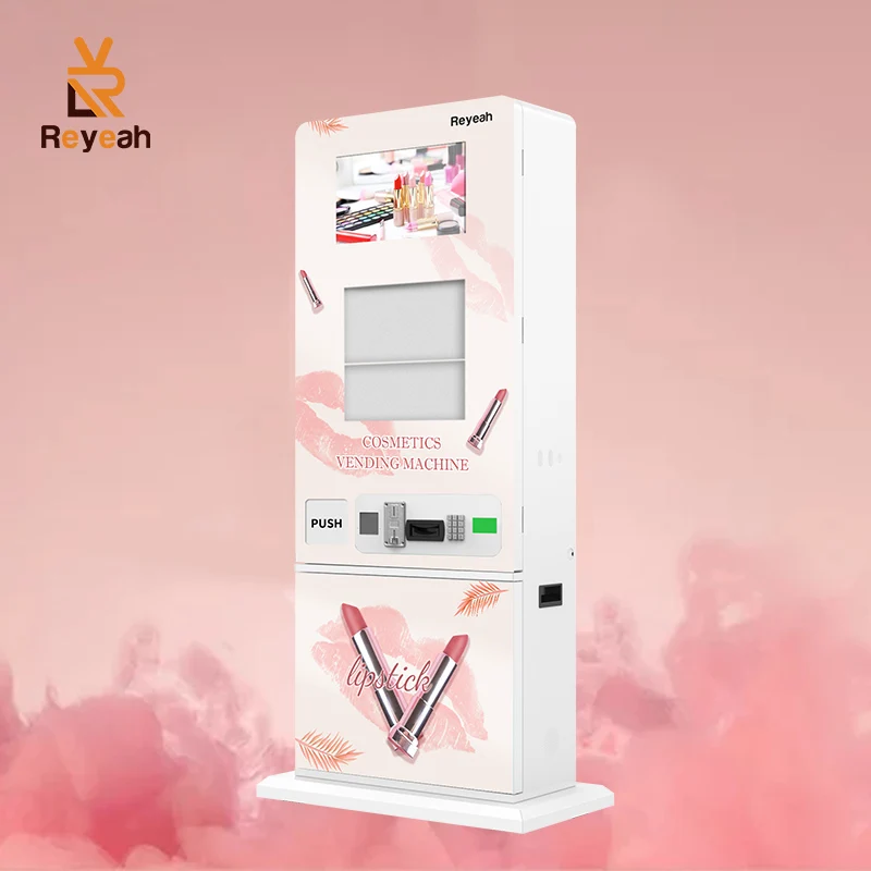 Cosmetics Vending Machine Automatic Mini Touch Screen Women Custom Beauty Makeup Lash Vending Machine With Card Reader