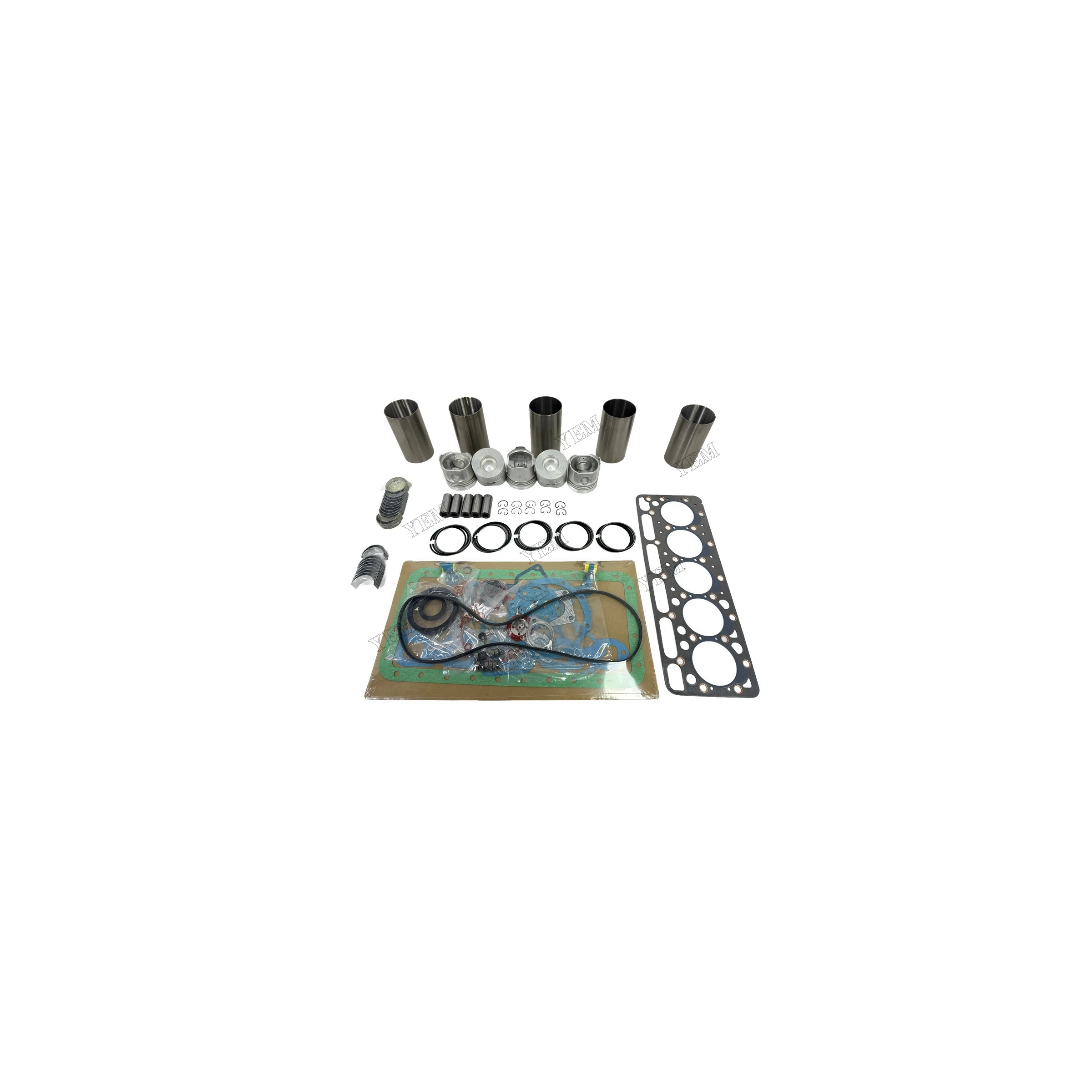 For Kubota F2302 Rebuild Kit With Cylinder Gasket Piston Ring Liner Bearings Set Engine Repair Kit