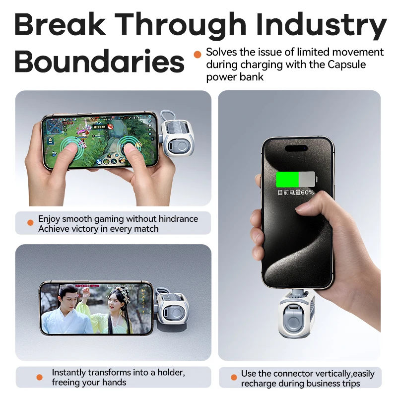 Remax Rpp-28 20W Fast Charging Power Bank 5000Mah With Rotary Cabled Direct Foldable Connector Power Banks