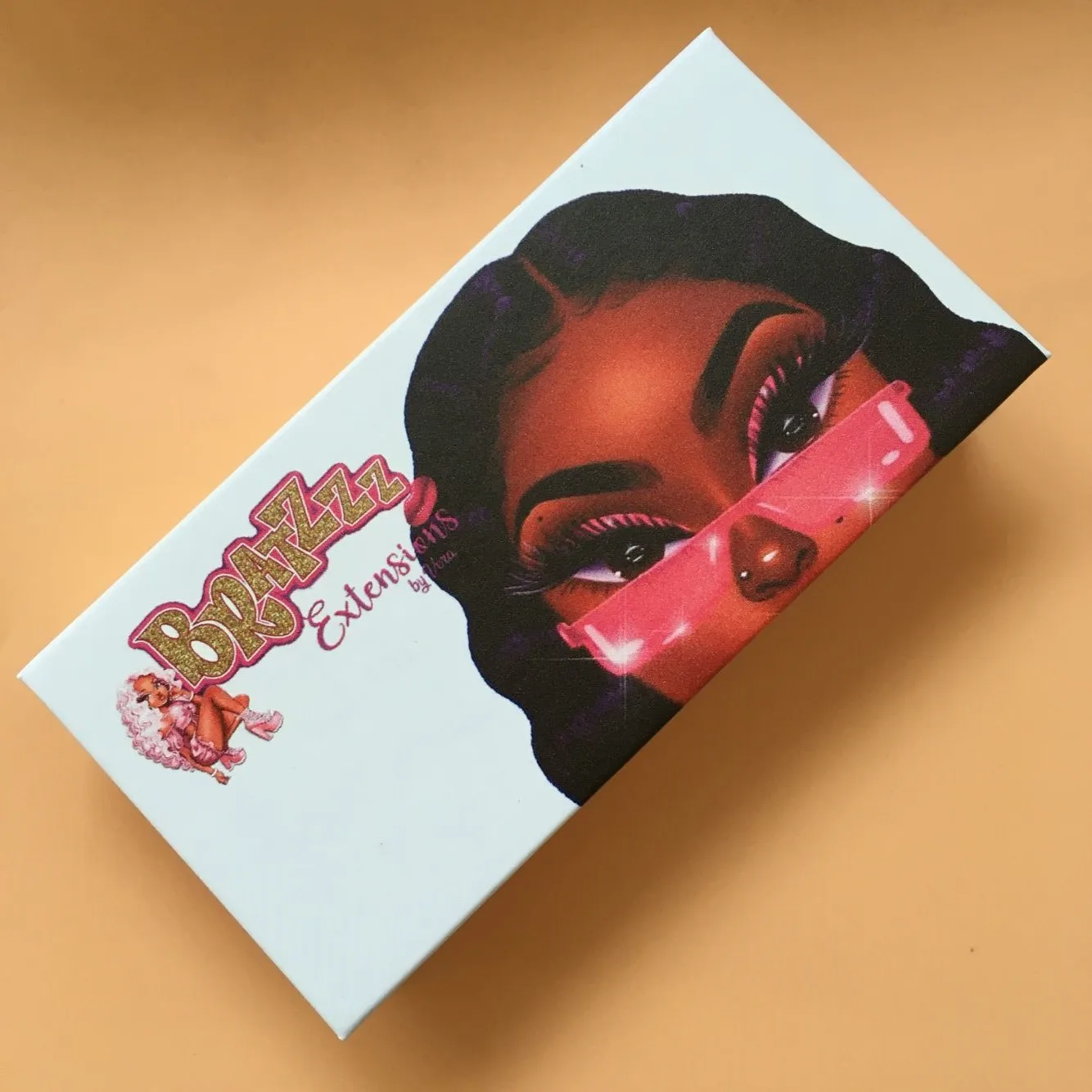 Customize Your Own Cartoon Girl Eyelash Box Bratz Doll Lash Case 3D Printed  Logo Packaging