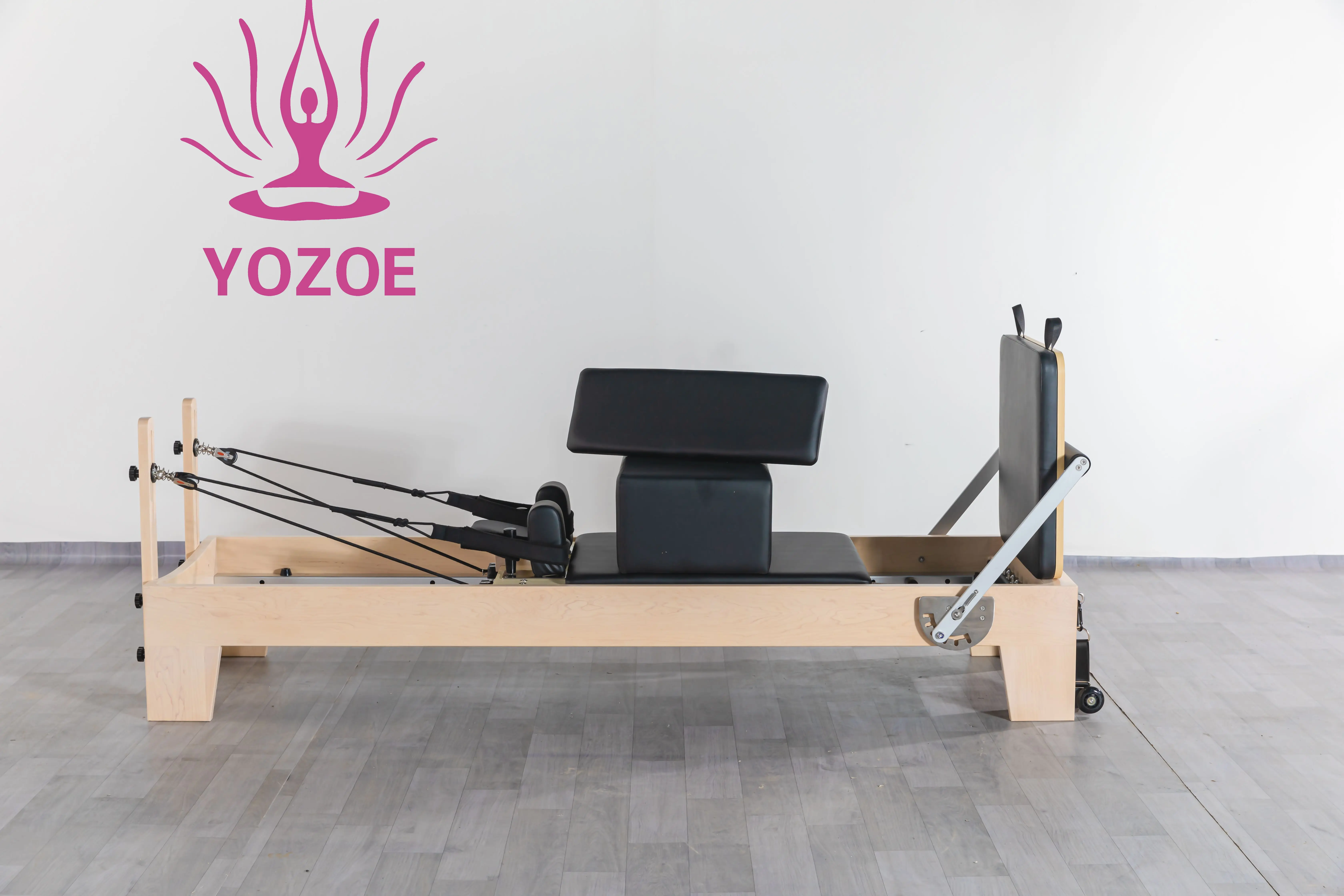 High Quality Pilates Studio Reformer White Maple Wood Reformer Pilates Equipment For Sale Gym