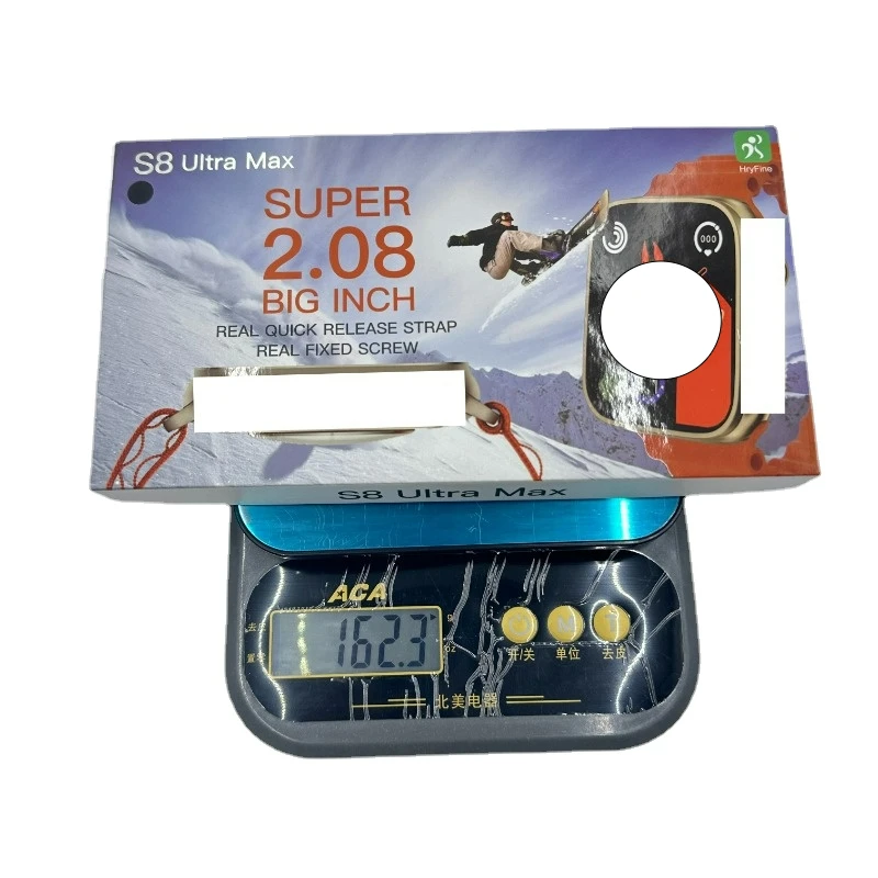 S8 Ultra Max Smart Watch Real Screws Buckle 2.08 Inch Hd Large Screen ...