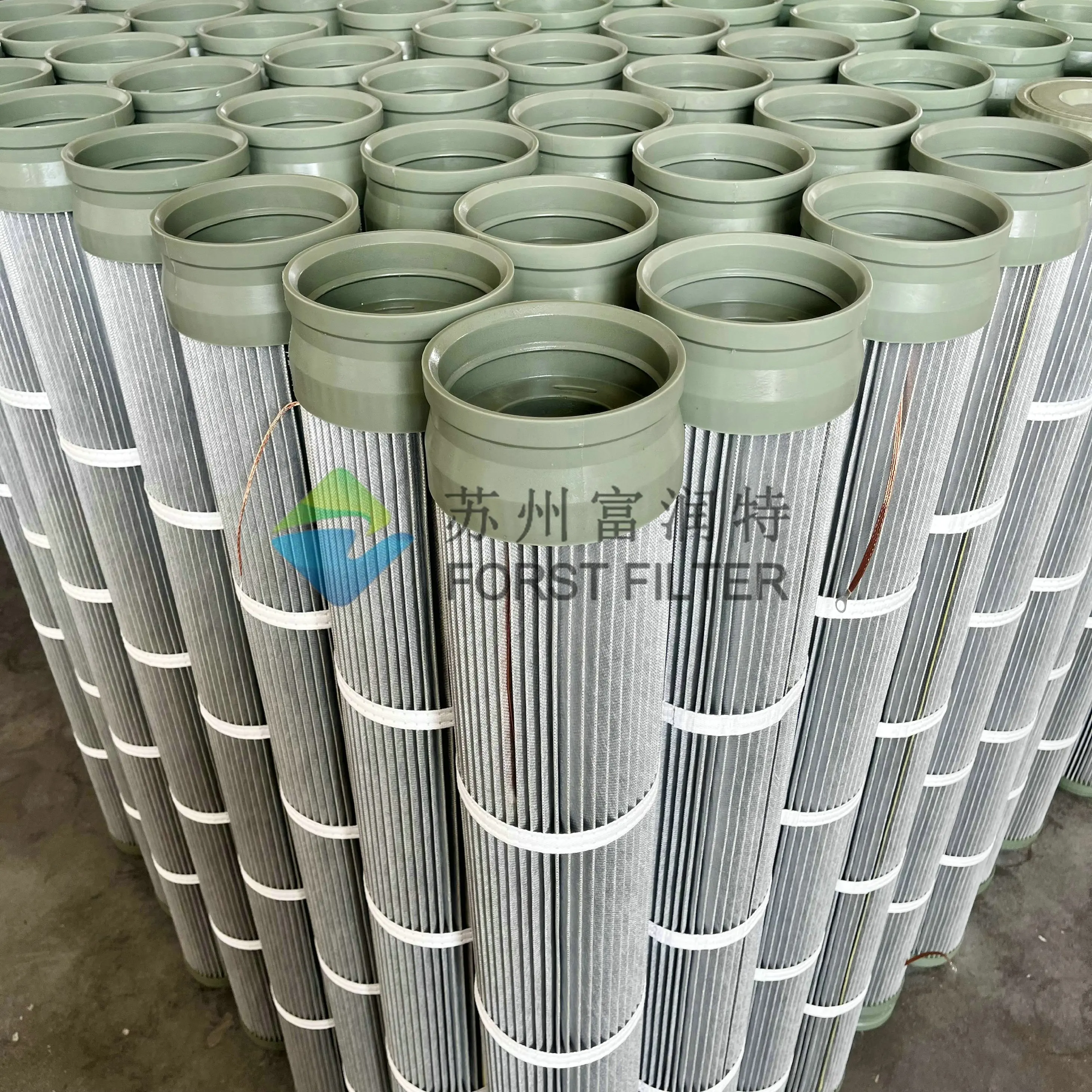 Alibaba.com: FORST Top Load Cement Dust Collector Bag Filter with PU ...