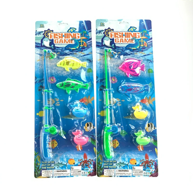 Magnetic Fishing Toys Game Set for Kids Water Table Bathtub Kiddie Pool USA 