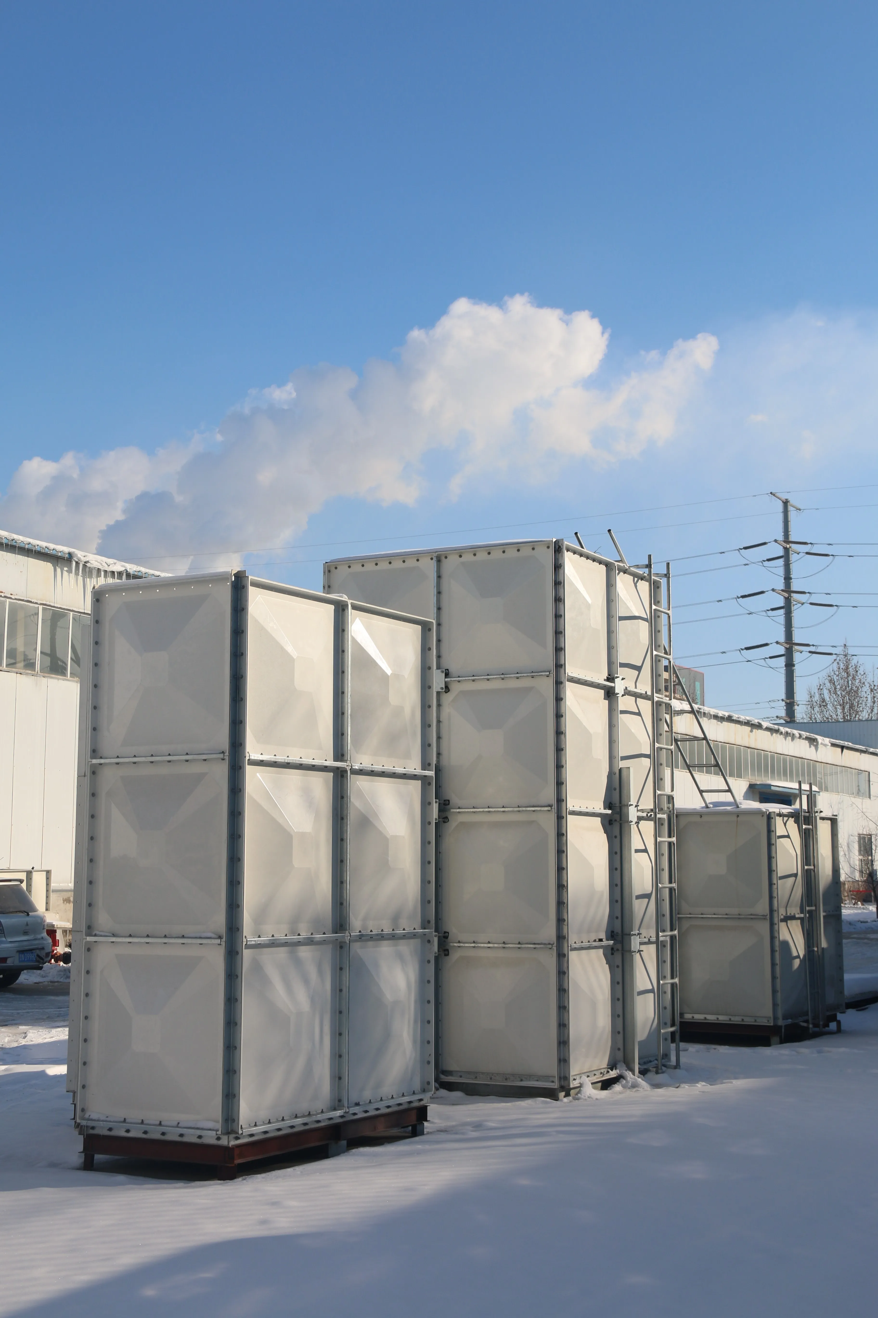 10000liter Large Fiberglass Plastic Grp Frp Panel Water Reservoir Tanks ...