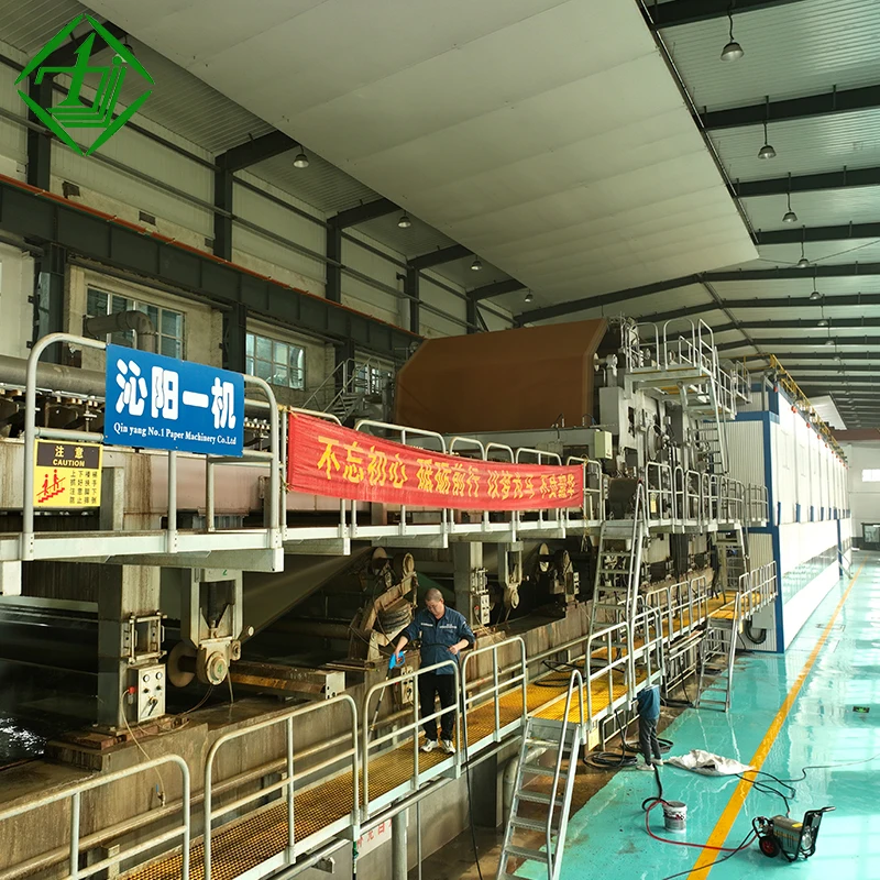 Waste Paper Recycling Production Line Kraft Paper Making Machine Paper