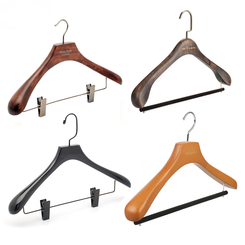 Custom Different Effect Fashion Brand Luxury Wooden Suit Top Hangers Manufacturer Buy Suit Hangers Wooden Suit Hangers Hangers Manufacturer Product On Alibaba Com