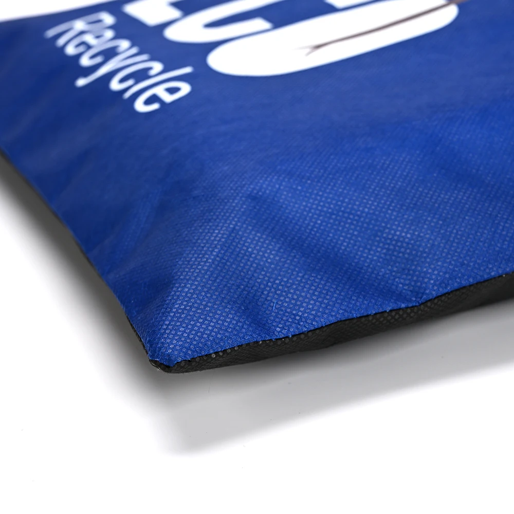 Hot Selling Custom Recycled RPET Linen Cosmetic Bag Waterproof Shopping Bag with Lamination Eco-Friendly Hot Item factory