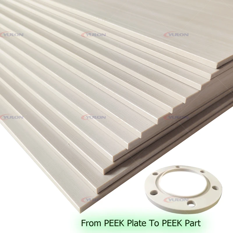 High Performance Engineering Plastic Peek Round bar Natural Peek bar