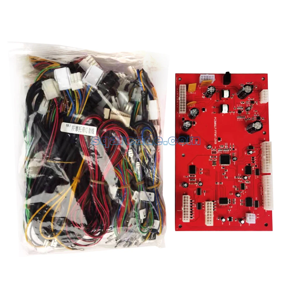 슈퍼 바이크 2 키트 카 레이싱 게임 PCB 번들 PC 마더보드 게임 세트 (코인 운영 아케이드 레이싱 게임 오락기용)