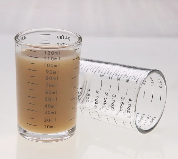 bcnmviku 120ml espresso shot glass measuring