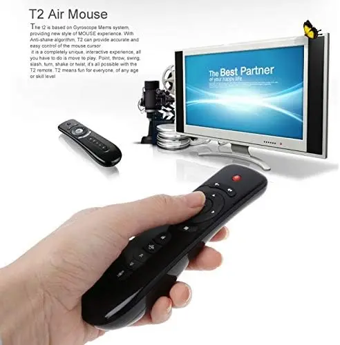 TV Remote Control Universal T2 Wireless Anti-shake Remote Controller for Samsung and Hisense TV Remote Control