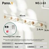 NO.1-63 White 6 hooks