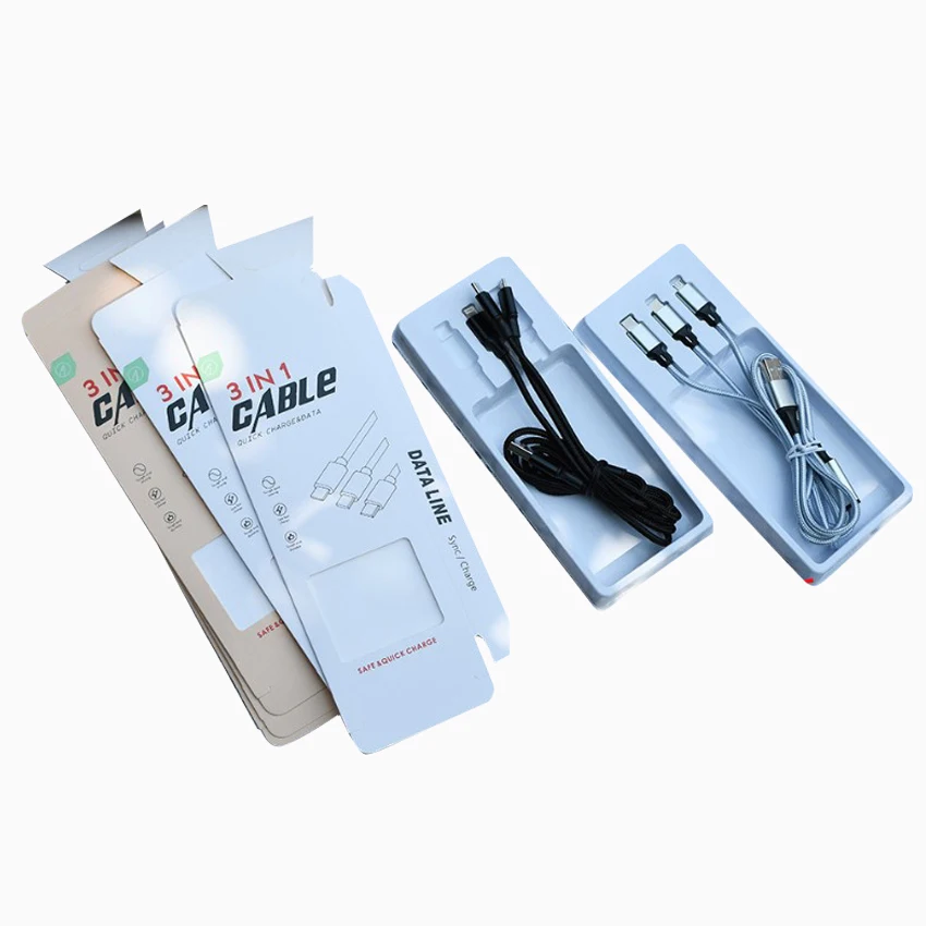 Phone Accessories Hanging Data Cable Work Home Packing Box Packaging for Electronic Products
