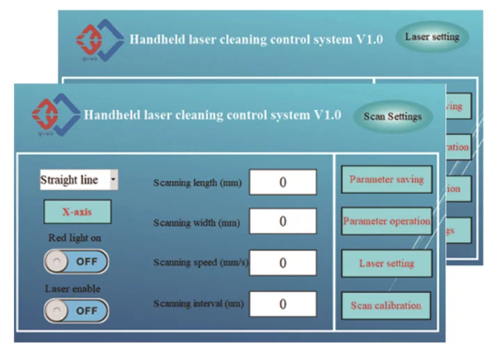 Gaussian Portable Handheld Luggage Pulse Fiber Cleaner Laser Cleaning