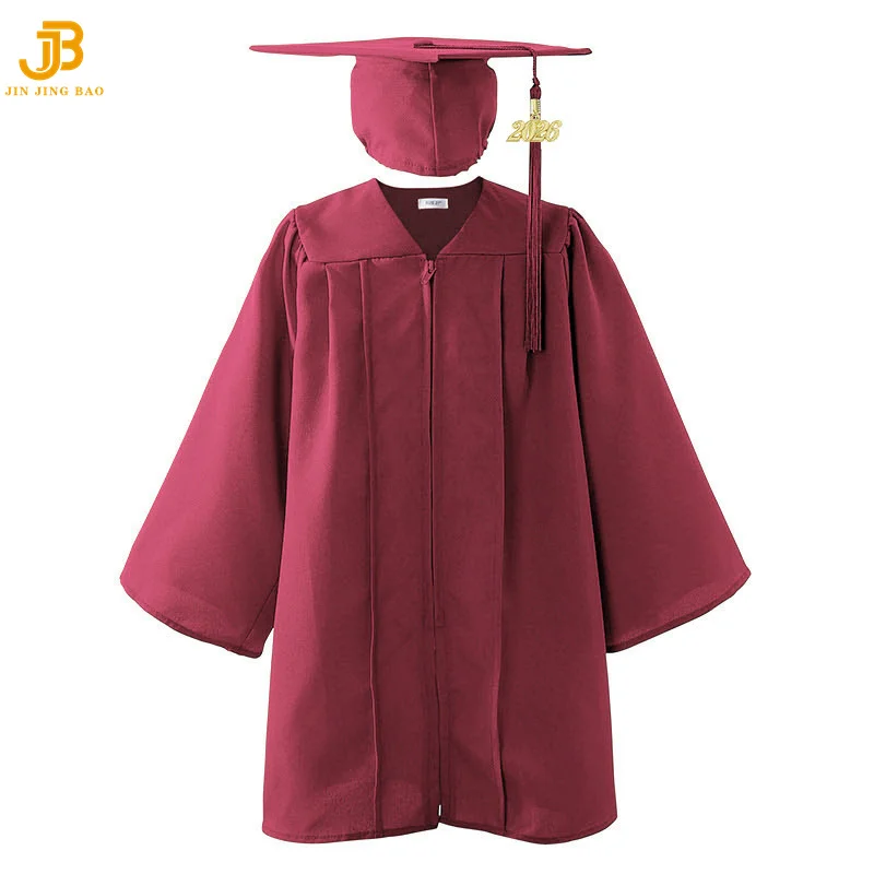 Birrete De Tela Infantil – Gorro De Estudiante Ecológico Para Disfraces, Fiestas Y Celebraciones Escolares