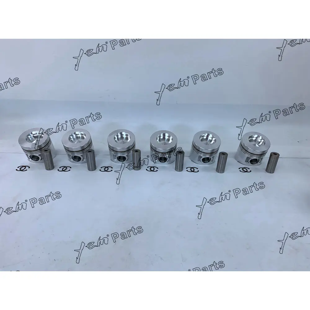Piston Assembly With Pin Fit for Mitsubishi S6K Aftermarket Spare Parts